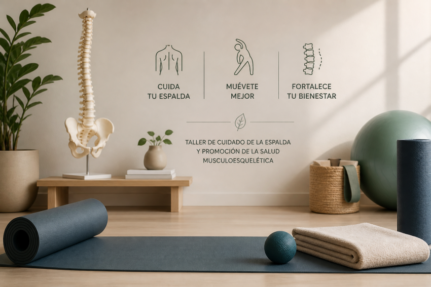Taller de cuidado de la espalda y promoción de la salud musculoesquelética